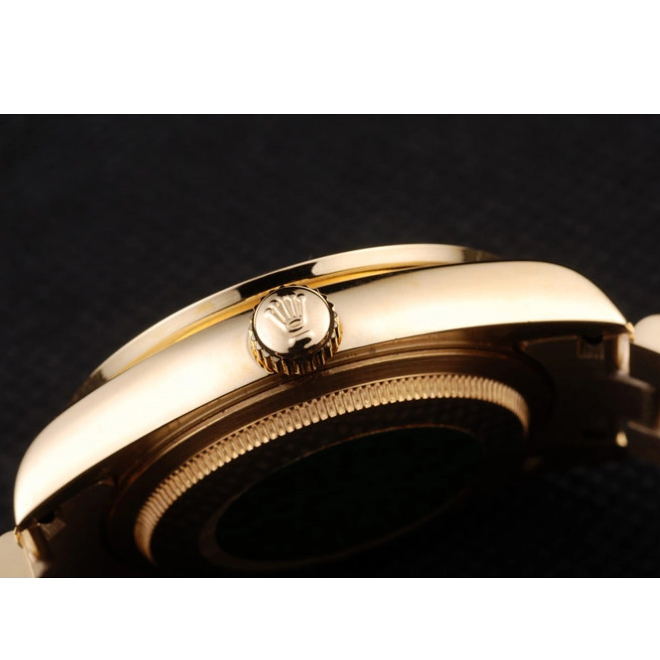 MiroTime 0820 Rolex Day-Date 18k Yellow Gold Plated Stainless Steel Gold Dial
